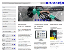 Tablet Screenshot of elaflex.it