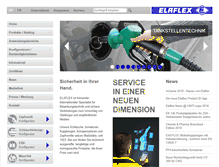 Tablet Screenshot of elaflex.de