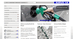 Desktop Screenshot of elaflex.be