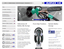 Tablet Screenshot of elaflex.se